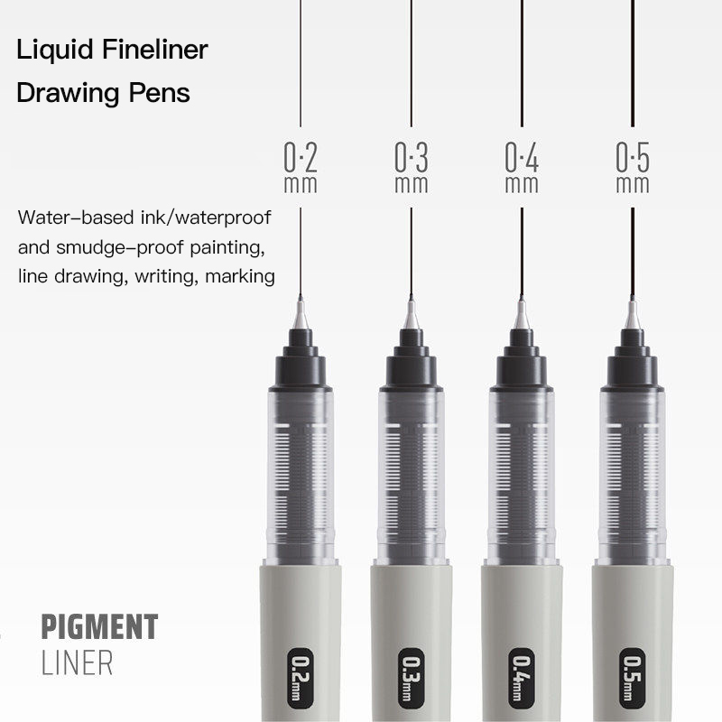 LANGUO 0.2/0.3/0.4/0.5 mm Micr - Copic Marker Sketch ulasan dan harga