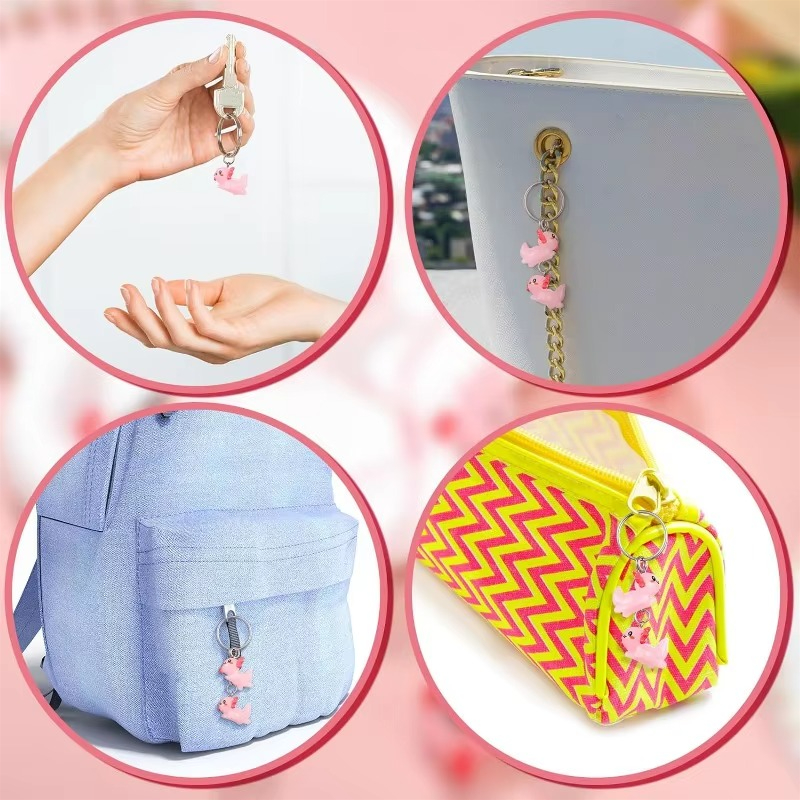 10PCS Resin Mini Axolotl Charm - Resin Crafts Diy ulasan dan harga