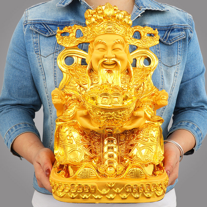 Feng Shui Gold God of Wealth L - Crafting Resin ulasan dan harga