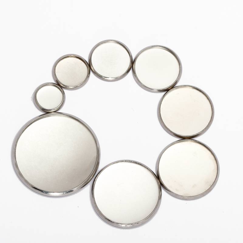 20pcs Stainless Steel Round Se - Bezels Set Pendant ulasan dan harga