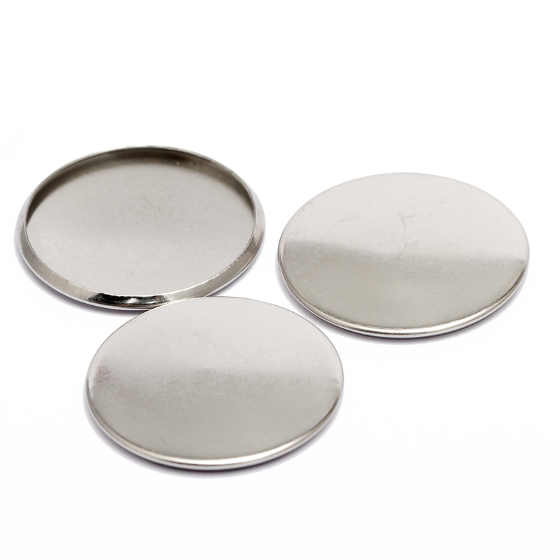 20pcs Stainless Steel Round Se - Bezels Set Pendant ulasan dan harga