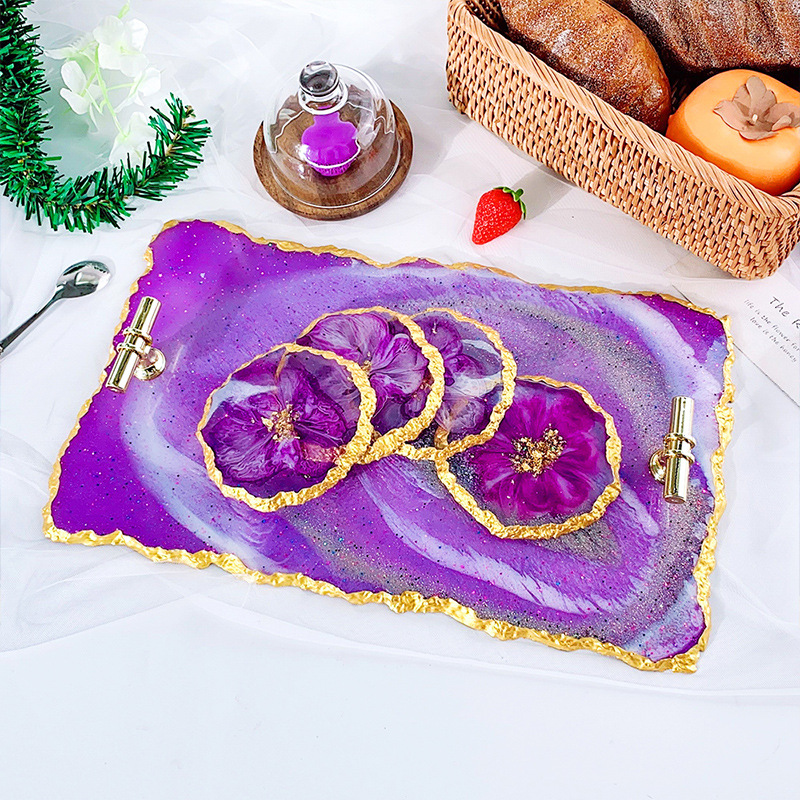 DM413 Drusy Coaster Resin Mold - Resin Craft Ideas ulasan dan harga
