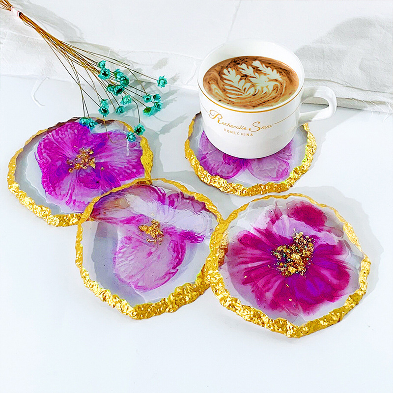 DM413 Drusy Coaster Resin Mold - Resin Craft Ideas ulasan dan harga