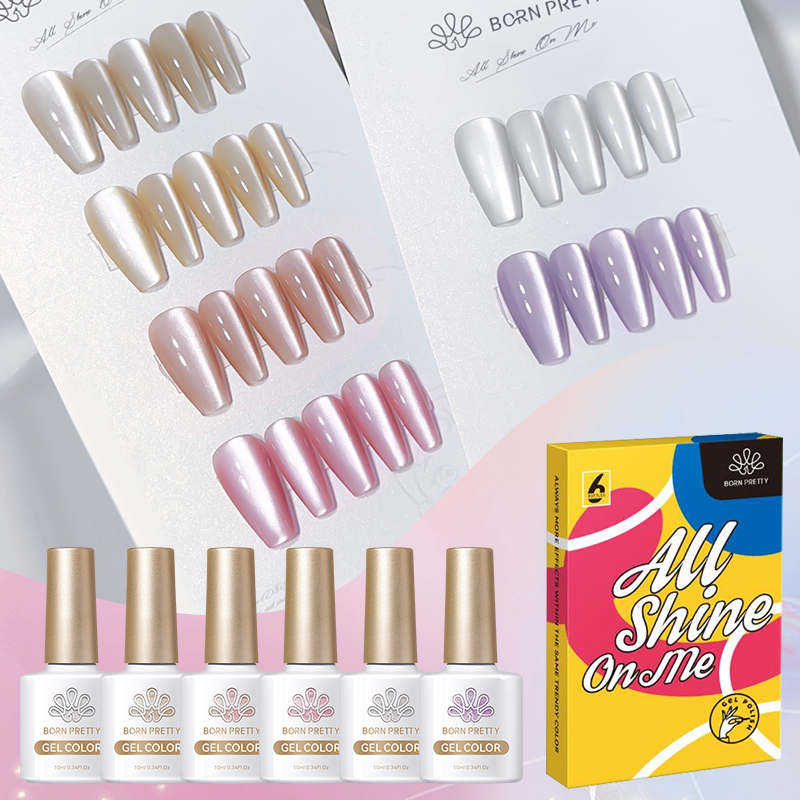 BORN PRETTY 6PCS Moonlight Cat - Resin Glitter Pack ulasan dan harga
