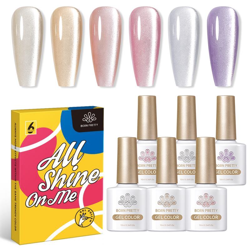 BORN PRETTY 6PCS Moonlight Cat - Resin Glitter Pack ulasan dan harga