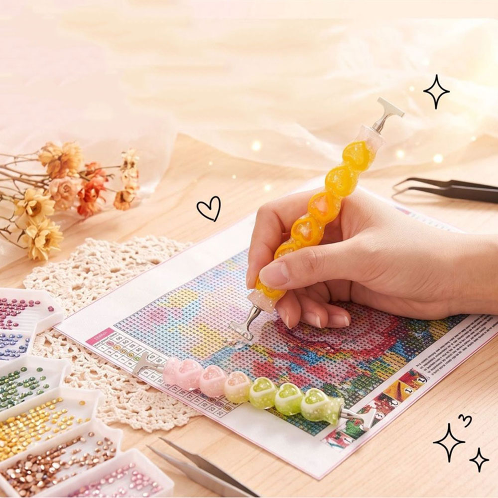 New Heart Shape Diamond Painti - Resin Craft Ideas ulasan dan harga