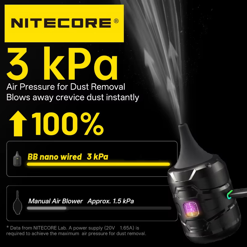 NITECORE BB nano Wired Portabl - Vacuum Chamber Small ulasan dan harga