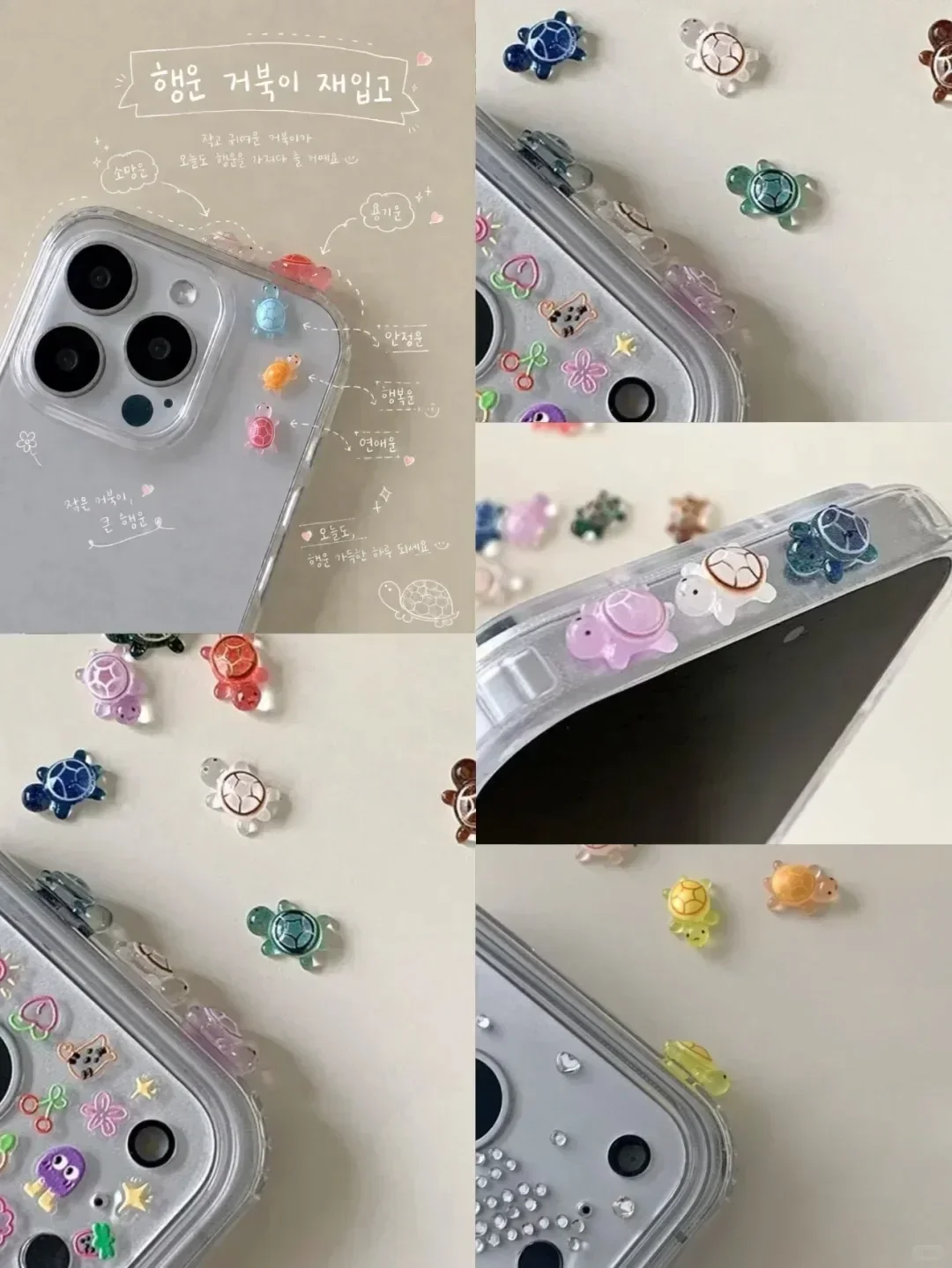 100Pcs/ Lucky Turtle Resin Cha - Resin Crafts Diy ulasan dan harga