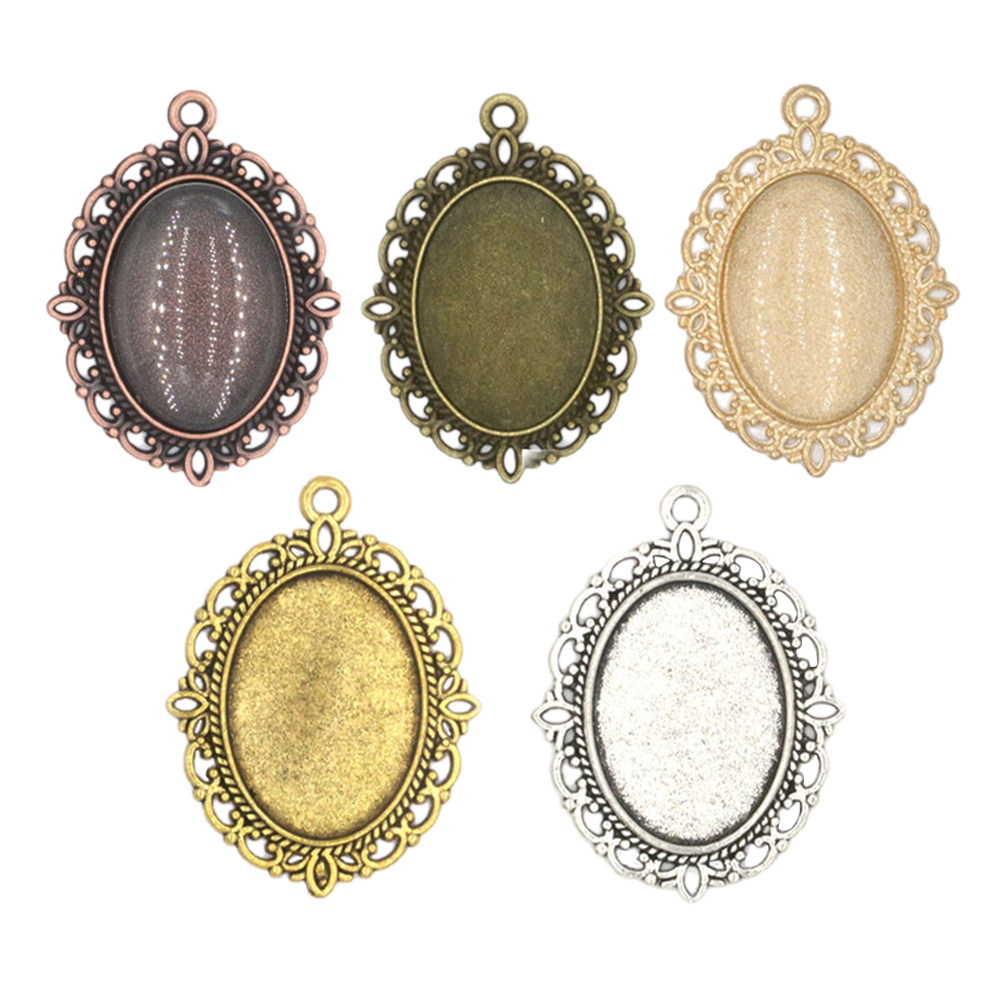 50Pcs Gemstone Pendant Vintage - Resin Crafts Diy ulasan dan harga